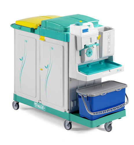 清掃用台車 - MS840E0C0B00 - TTS - 業務用 / プラスチック製