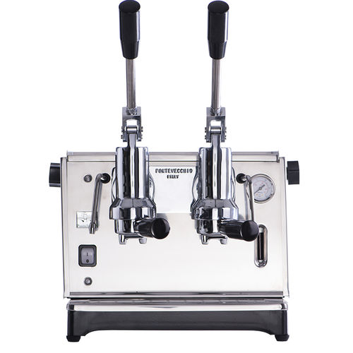 エスプレッソコーヒーメーカー - LUSSO DUE : STAINLESS STEEL - PONTE VECCHIO S.R.L. - 業務用 / 自動 / 2つ