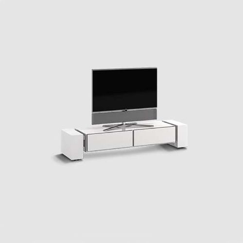 現代風テレビキャビネット - X-Lowboard 1400 closed - Handelsagentur Lars Schnepel UG - 引き出し付き / 木製 / 白色