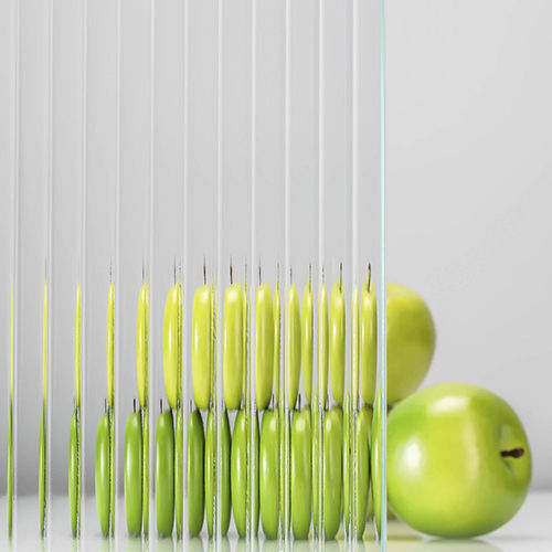 装飾ガラスパネル - REEDED - General Glass International - テクスチャード仕上げ / 半透明 / 屋内用