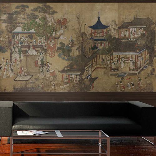 伝統的壁紙 - CHINESE PANORAMIC - Papiers de Paris - シノワズリー / 風景柄 / プリント柄