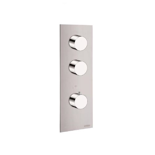 シャワー用混合水栓 - ILTONDO  - CARIMALI design shower_space - 壁取り付け式 / サーモスタット / クロムメッキ金属