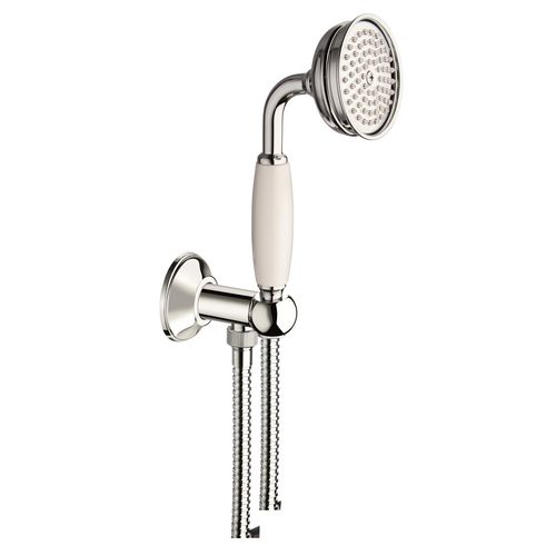 手動ハンドシャワー - DUPLEX COLONIAL - CARIMALI design shower_space - 円形 / 真ちゅう製 / クローム仕上げ