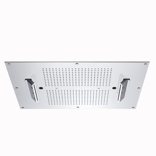 天井取付け式シャワーヘッド - 23070X-CRX - CARIMALI design shower_space - 長方形 / 雨 / 滝状