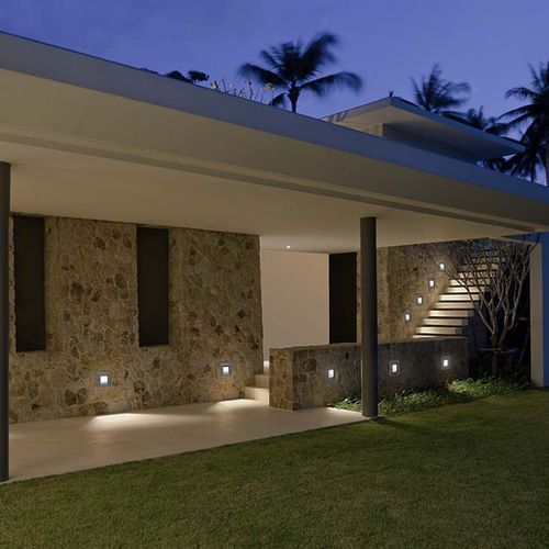 壁埋め込み式照明器具 - RASCASSE 13 - Inverlight Srl - LED / 正方形 / IP67