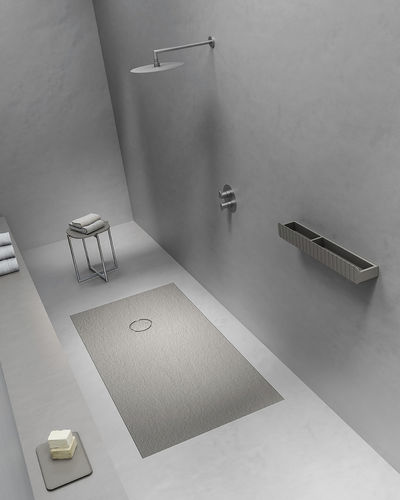 長方形シャワルームの床パネル - SELENE - Fiora - カウンタートップ / 複合素材 / スレート製