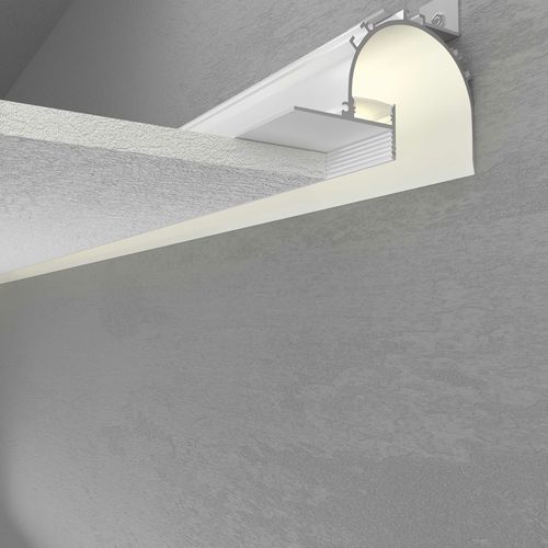 一体型照明プロファイル - CARACAS - Luz Negra - 壁面 / LED / アルミニウム
