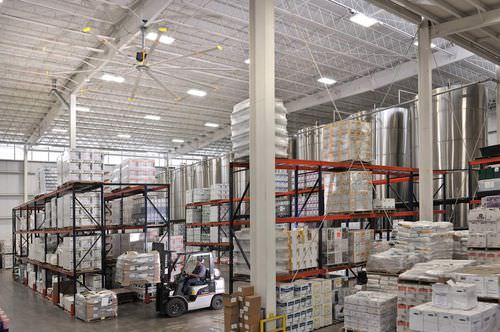 商業用天井用ベンチレーター - POWERFOIL X2.0  - Big Ass Fans - 産業用 / 金属製 / プラスチック製