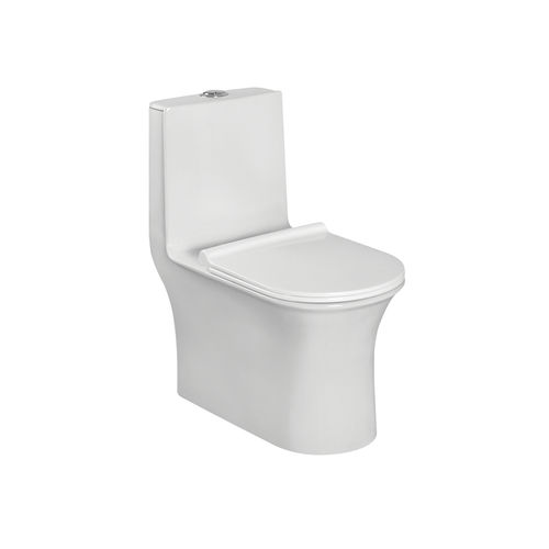 自立型トイレ - FABIO S-220 - HSIL Limited (Hindware) - セラミック製 / 家庭用 / 細長い