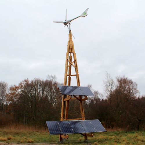 ハイブリッド型太陽光供給システム - DALI POWER TOWER - Innoventum - 風力
