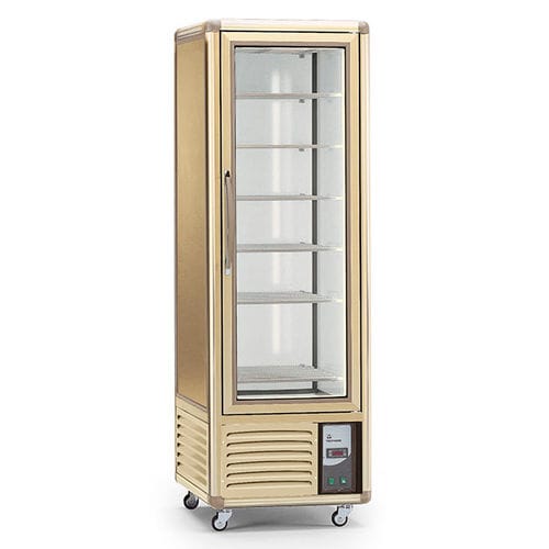 アップライト冷蔵陳列ケース - ECO DISPLAY 400 GBT - TECFRIGO SPA  - 店用 / 照明付き / キャスター付き