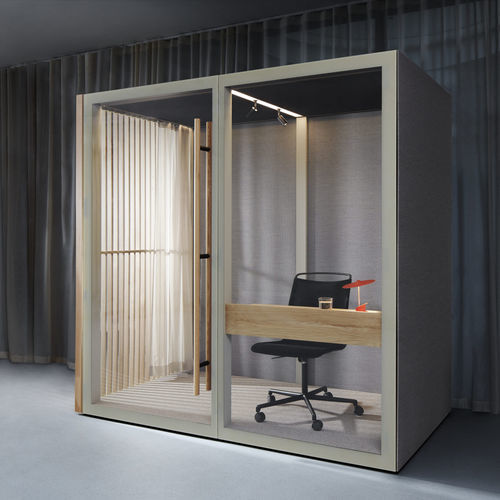 防音プライバシーオフィススペース - ZEN POD® - ABSTRACTA - 会議用 / 1人用 / 2人用