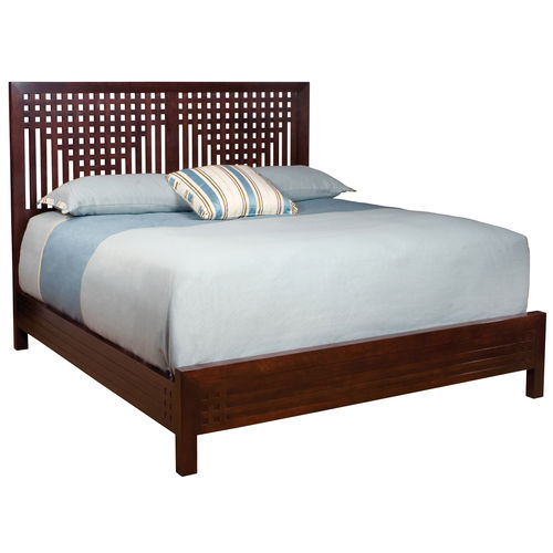 ダブルベッド - EDINBURGH : WILLOW 8749-LFB - STICKLEY - 現代風 / ヘッドボード付き / 桜の木