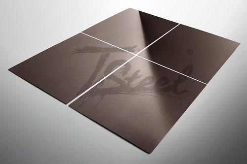 装飾シ－トメタル - TSTEEL BRONZO - Steel Color - ステンレス鋼製 / ファサード被覆材用