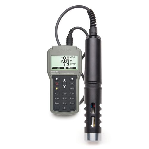 マルチ パラメータ水分析装置 - HI98195 - Hanna Instruments - pH / 伝導性 / ORP