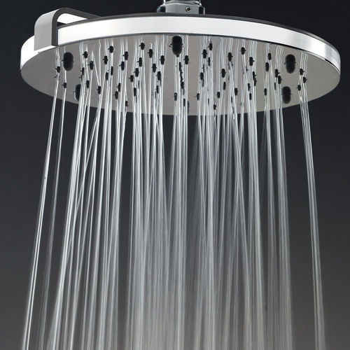 壁取り付け式シャワーヘッド - H19625G - BOSSINI - 円形 / 雨
