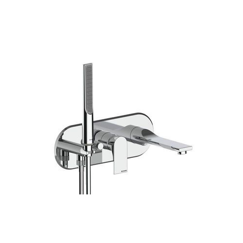 金属製浴槽用混合水栓 - Z00620 + Z00546 - BOSSINI - 壁取り付け式 / 現代風 / 2方向