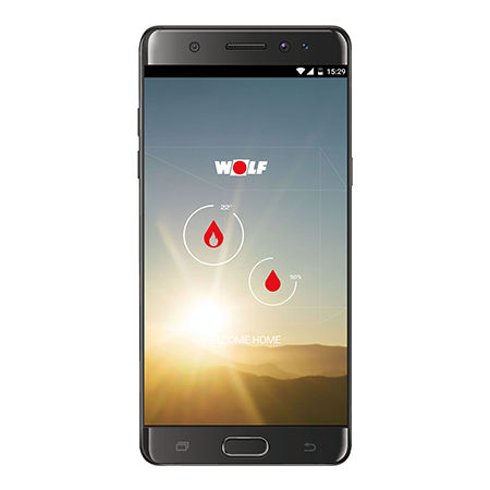 管理用モバイルアプリケーション - SMARTSET APP - WOLF - 暖房システム用 / スマートフォン用