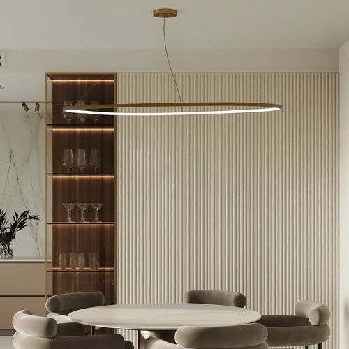 吊り下げ式照明器具 - circus oval S1900 v2 - Andcosta - LED / リング型 / IP20