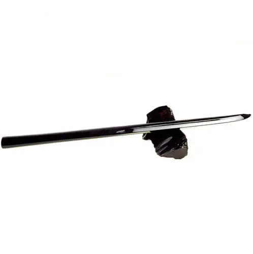 石笛  黒曜石 　２４１１１５－１０ 黒曜石彫刻 - KATANA - CUB-AR