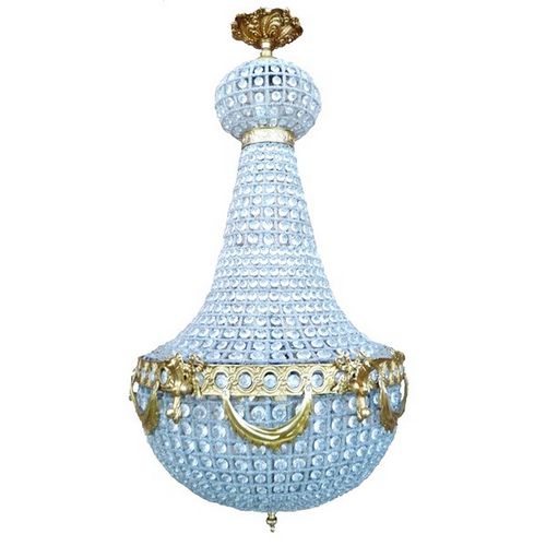 ルイ16世スタイルシャンデリア - VERSAILLES - TIEF - ガラス製 / 青銅 / OLED