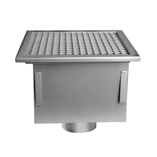 屋外床用排水口用防柵具 - C30125P - Caggiati Maurizio srl - ステンレス網製