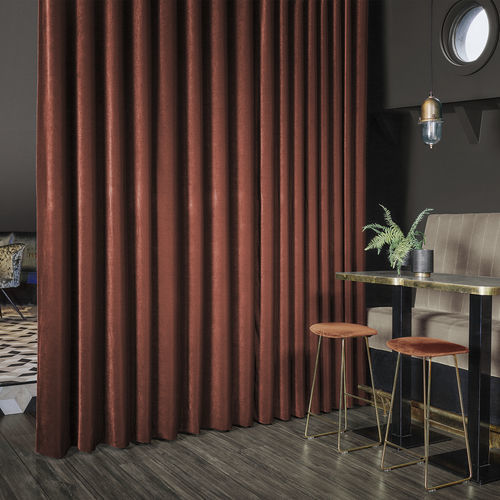 カーテン用生地 - AZORA FR  - KOBE INTERIOR FABRICS - 無地 / FRポリエステル / ベロア
