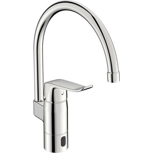 カウンタートップ混合水栓 - HANSACARE HYBRID - HANSA - 電子 / 金属製 / キッチン用