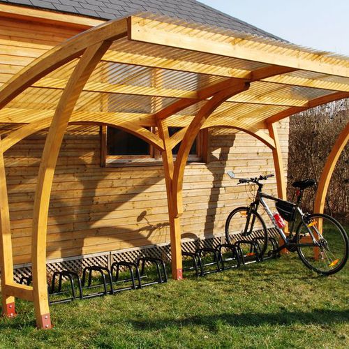 公共スぺース用自転車シェルター - OXFORD BIKE SHELTER - EcoCurves - 都会用