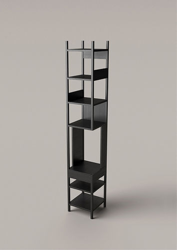 現代風棚 - LUNGAGOLO - karakter - 木製 / スチール製 / Achille Castiglioni 作