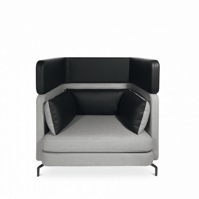 現代風アームチェア - W-LOUNGE HIGH ONE - Wagner - Eine Marke der Topstar GmbH - 布製 / 革製 / 発泡体