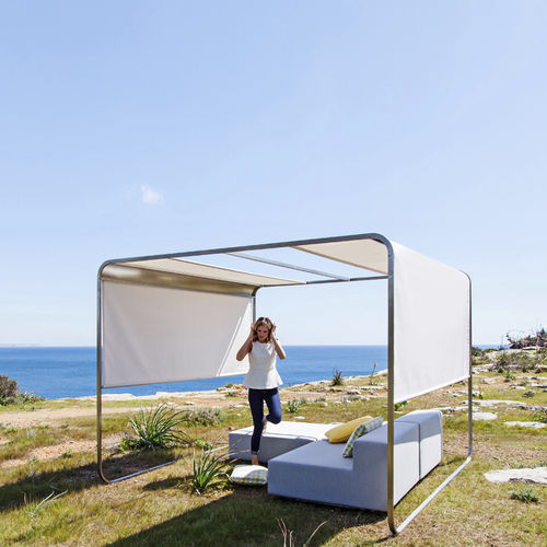 独立型パーゴラ - SHANGRILA - april furniture - ステンレス製 / Sunbrella® / 布製キャノピー
