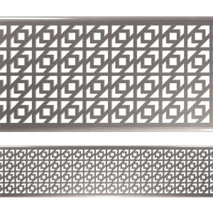グレーチング付き排水路 - CHEVRON - Lateral Design Studio - ステンレススチール製 / 公共スペース用 / フラット