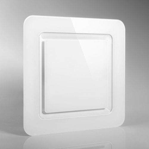 天井取付け空気拡散器 - FRAME 100 - Tecanno GmbH - 壁取り付け式 / 正方形 / 鋼板
