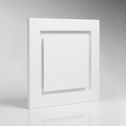 天井取付け空気拡散器 - THREE - Tecanno GmbH - 壁取り付け式 / 正方形 / 鋼板