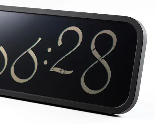 LEXON レクソン デジタル置時計 LR134N Script 動作良好 72 8811-13210656.webp