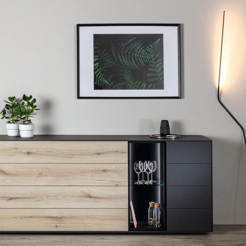 調度用装飾パネル - K2442 IR OAK EVOKE LIGHT - Kaindl - 屋内用 / 高耐久性 / MDF