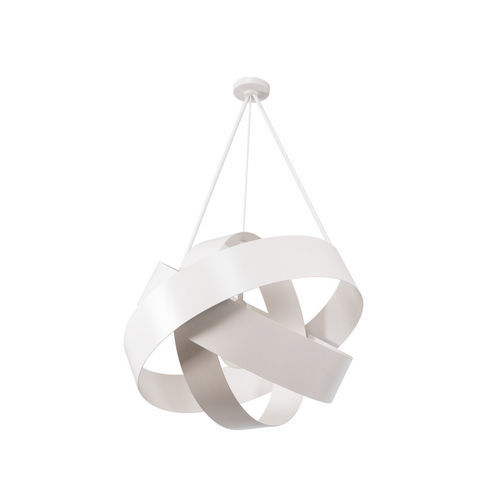 現代風シャンデリア - JUPITER XXL - FLAM ET LUCE LUMINAIRES - 金属製 / 布製 / 電球1個