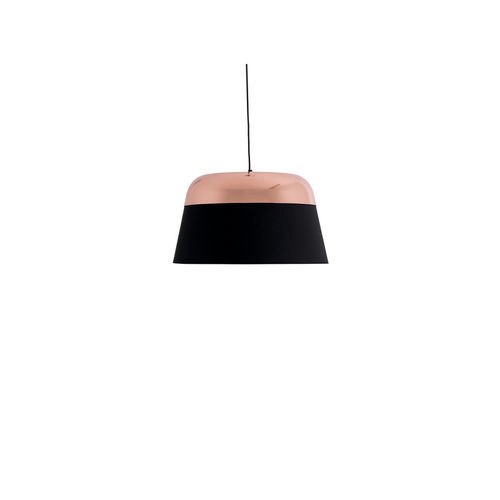 現代風シーリングライト - LOUANE - FLAM ET LUCE LUMINAIRES - 円形 / 金属製 / LED