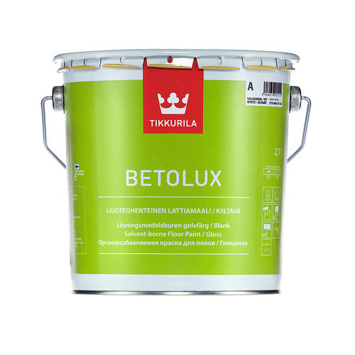アルキド樹脂塗料 - BETOLUX - TIKKURILA - 装飾 / 内側 / 床用