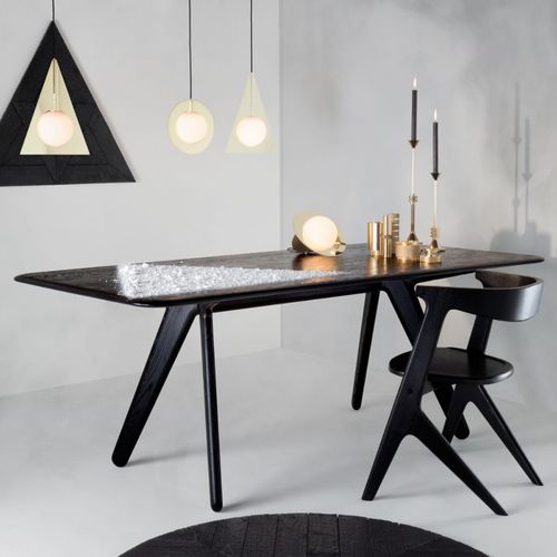 Tom Dixon TUBE DINING かぶせ TABLE ホワイト大理石