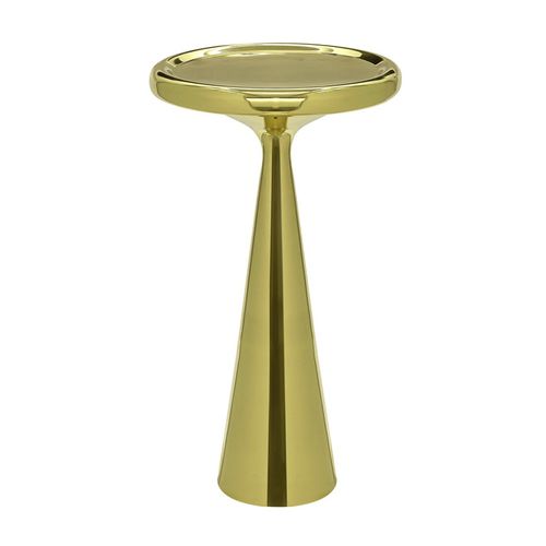 現代風サイドテーブル - SPUN TALL : SUT02B - Tom Dixon - 真ちゅう製 / 円形 / 家庭用