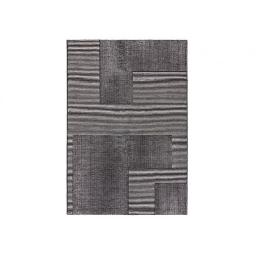 現代風絨毯 - STRIPE : SRR02BLWH/SRR01BLWH - Tom Dixon - 柄付き / ウール製 / 長方形