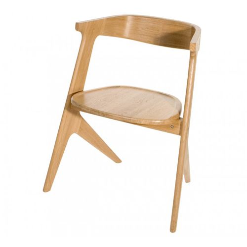 現代風チェア - SLAB : WOD01NA/WOD01BL - Tom Dixon - 屋外用 / 屋内用 / オーク材