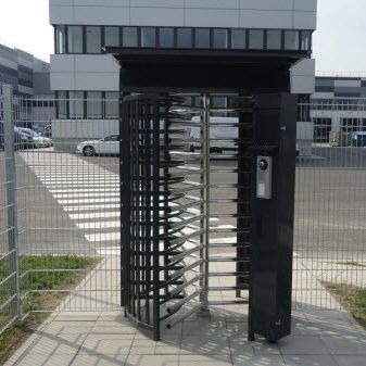 安全用回転式改札ゲート - ZENTRA E-120-RS - ZABAG Security Engineering GmbH - 金属製 / 公共施設用
