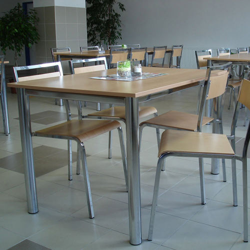 現代風ダイニングテーブル - SICILIA  - KODRETA furniture, s.r.o. - 木製 / ガラス製 / 金属脚