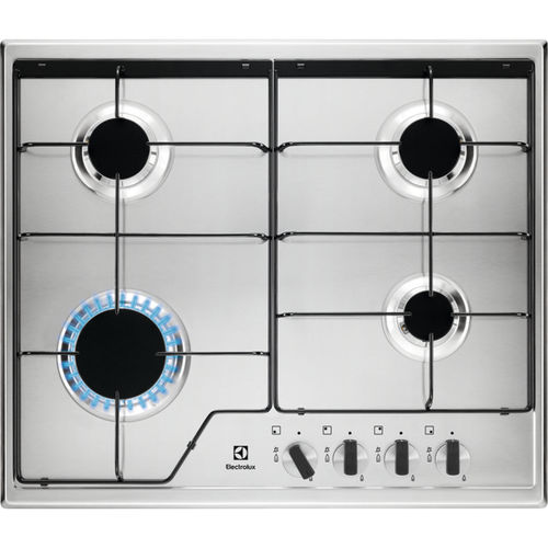 ガスコンロ - KGS6424X - Electrolux Home/エレクトロラックス - 4口 / 組み込み式 / ノブ付き