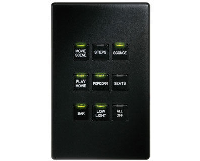 ホームオートメーション操作キーボード - METROPOLITAN   - Savant Systems - 壁取り付け式