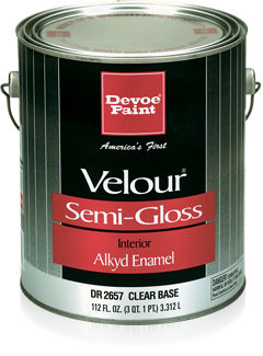 装飾塗料 - VELOUR® - DEVOE PAINT - 屋内 / 壁用 / アルキド樹脂