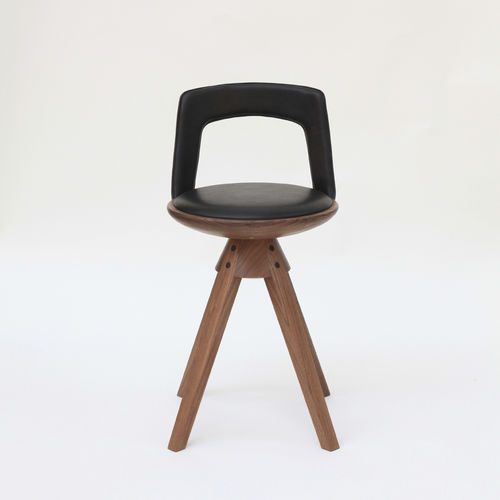 北欧デザインバ－チェア - House of Finn Juhl – Onecollection - 屋内用 / 革製 / トネリコ製脚